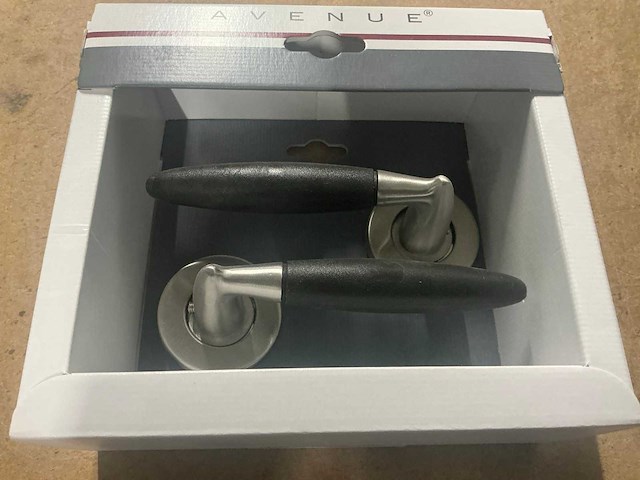 Avenue balistik rond rozet deurkruk set (52x) - afbeelding 3 van  5