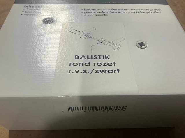 Avenue balistik rond rozet deurkruk set (52x) - afbeelding 4 van  5
