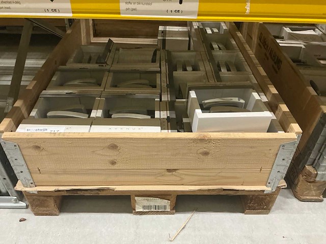 Avenue blok deurkruk set rond rozet aluminium (32x) - afbeelding 1 van  5