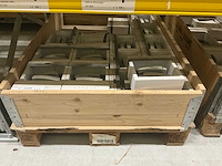 Avenue blok deurkruk set rond rozet aluminium (32x) - afbeelding 1 van  5