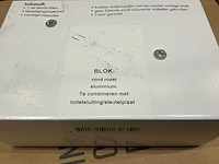 Avenue blok deurkruk set rond rozet aluminium (32x) - afbeelding 4 van  5