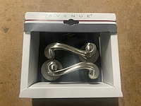 Avenue boucle rond rozet deurkruk set (40x) - afbeelding 1 van  7