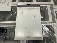 Avenue chateau blind zwart deurkruk set (90x) - afbeelding 3 van  5