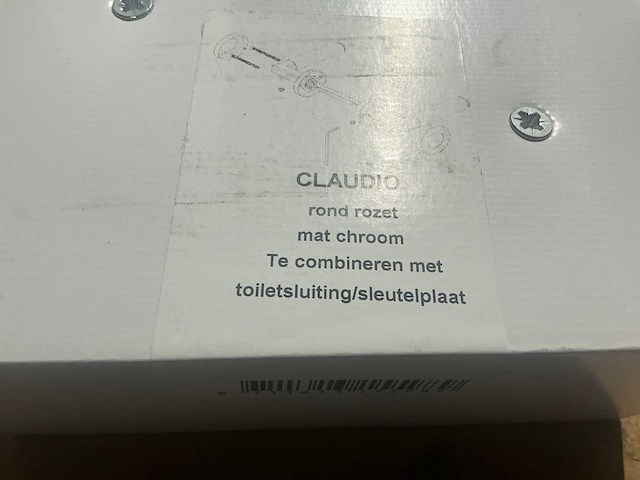 Avenue claudio rond rozet deurkruk set (25x) - afbeelding 4 van  5