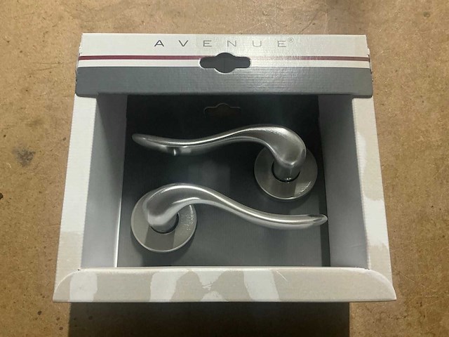 Avenue claudio rond rozet deurkruk set (8x) - afbeelding 3 van  4