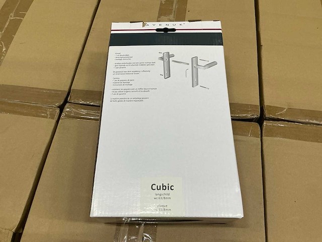 Avenue cubic langschild wc 63/8mm (120x) - afbeelding 2 van  2