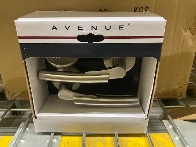 Avenue duo rond rozet deurkruk set (32x) - afbeelding 1 van  4