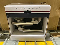 Avenue duo rond rozet deurkruk set (32x) - afbeelding 1 van  4