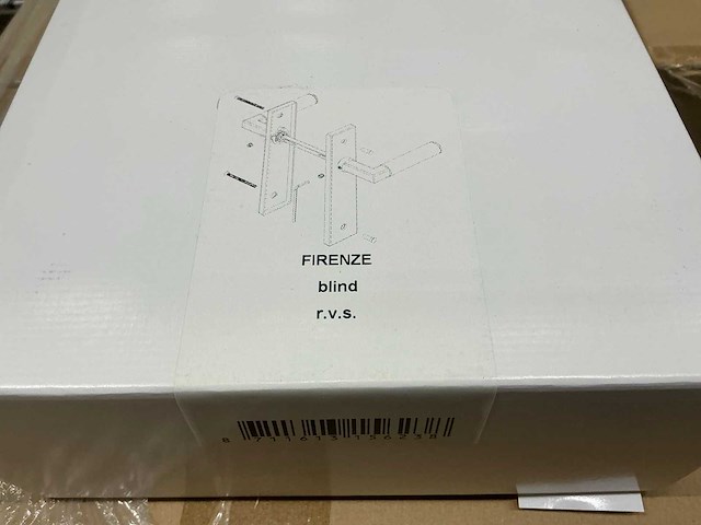 Avenue firenze blind rvs deurkruk set (90x) - afbeelding 4 van  5