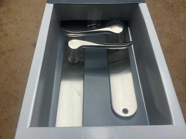 Avenue firenze deurkruk set blind rvs (12x) - afbeelding 4 van  6