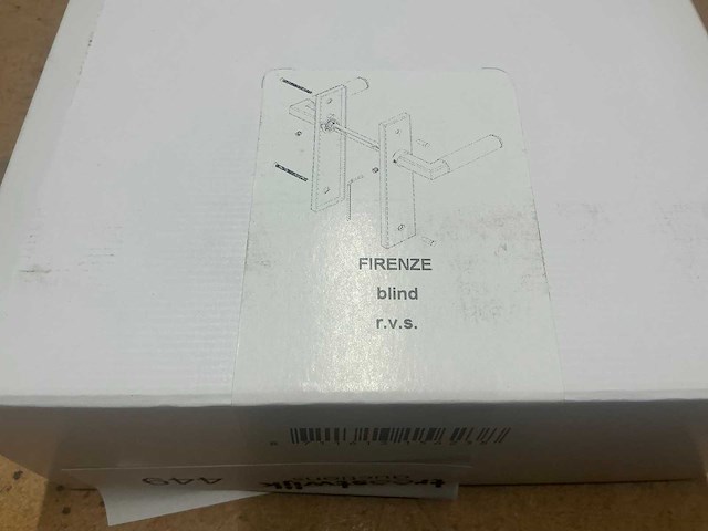 Avenue firenze deurkruk set blind rvs (12x) - afbeelding 5 van  6