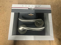Avenue firenze rond rozet deurkruk set rvs (58x) - afbeelding 1 van  6