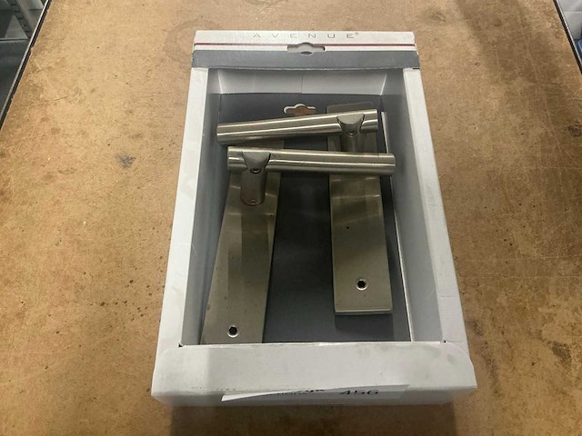 Avenue livorno deurkruk set blind rvs (12x) - afbeelding 1 van  5