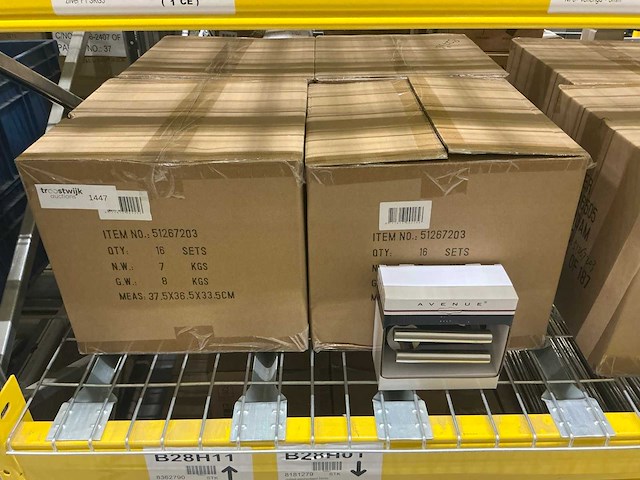 Avenue marit rond rozet deurkruk set (64x) - afbeelding 1 van  1