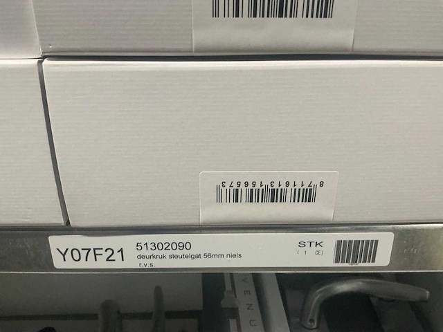 Avenue niels deurkruk 56mm rvs (8x) - afbeelding 3 van  5