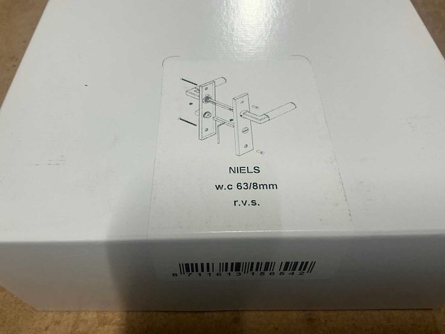 Avenue niels wc 63/8mm deurkruk set (15x) - afbeelding 4 van  5