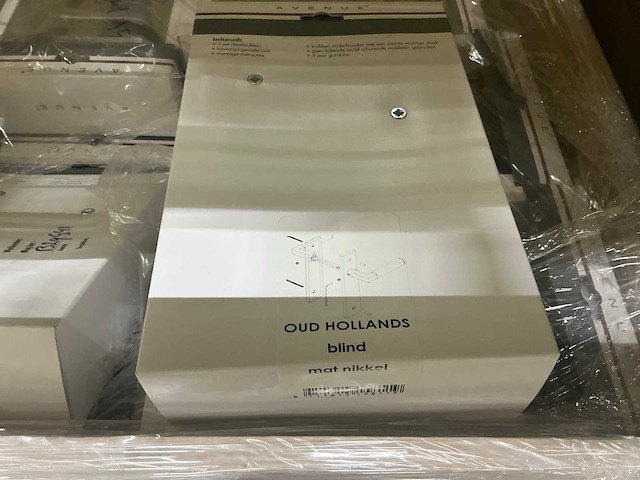 Avenue oud hollands deurkruk set blind (90x) - afbeelding 4 van  5