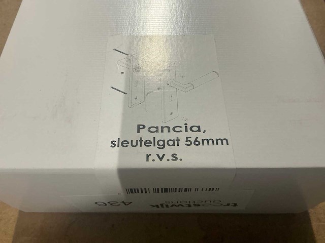Avenue pancia deurkruk set 56mm rvs (13x) - afbeelding 3 van  6