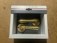Avenue rond rozet oud hollands deurkruk set (25x) - afbeelding 1 van  6