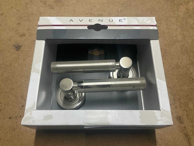 Avenue siena rond rozet deurkruk set (18x) - afbeelding 1 van  5