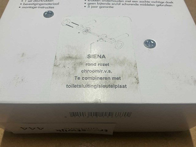 Avenue siena rond rozet deurkruk set (18x) - afbeelding 4 van  5