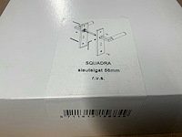 Avenue squadra deurkruk set 56mm rvs (12x) - afbeelding 4 van  5