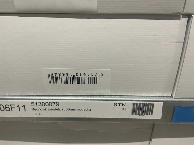 Avenue squadra deurkruk set 56mm rvs (12x) - afbeelding 5 van  5