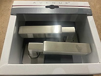 Avenue squadra vierkant rozet deurkruk set rvs (24x) - afbeelding 3 van  5