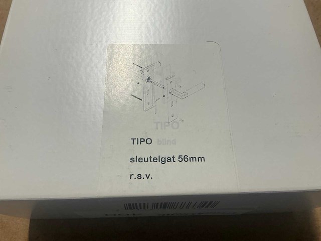 Avenue tipo deurkruk set 56mm rvs (4x) - afbeelding 2 van  3