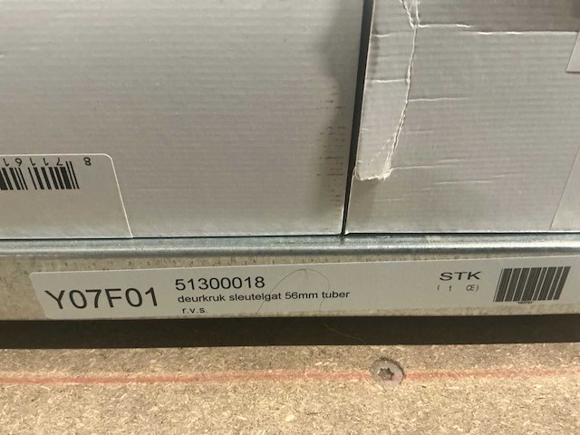 Avenue tuber deurkruk 56mm rvs (3x) - afbeelding 5 van  5