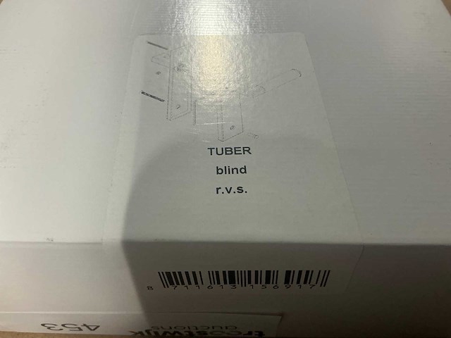 Avenue tuber deurkruk set blind rvs (4x) - afbeelding 5 van  6