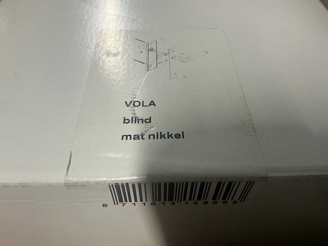 Avenue vola blind deurkruk set (7x) - afbeelding 3 van  4