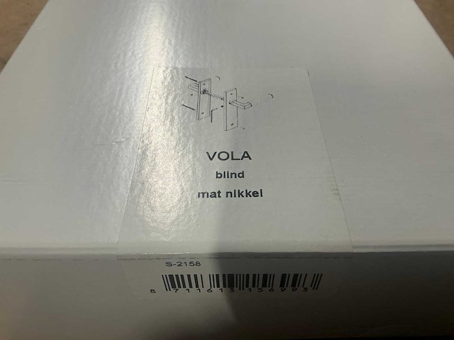 Avenue vola deurkruk set blind (8x) - afbeelding 4 van  4