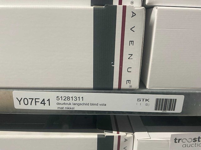 Avenue vola deurkruk set mat nikkel (15x) - afbeelding 5 van  5