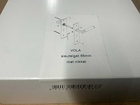 Avenue vola deurkrukset 56mm mat nikkel (35x) - afbeelding 2 van  5