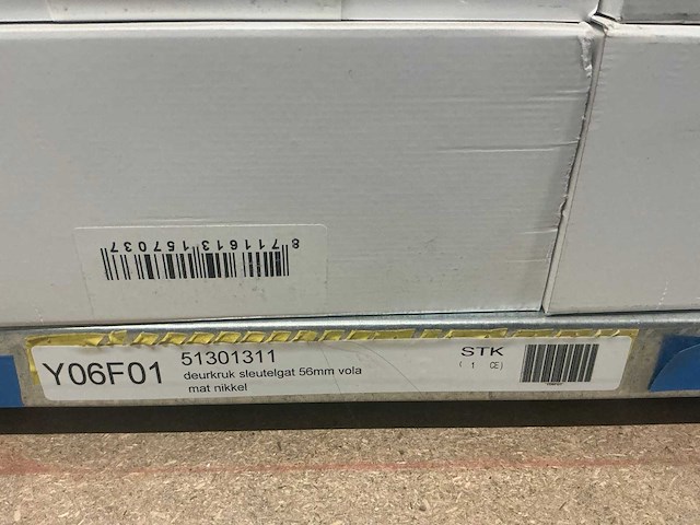 Avenue vola deurkrukset 56mm mat nikkel (35x) - afbeelding 5 van  5