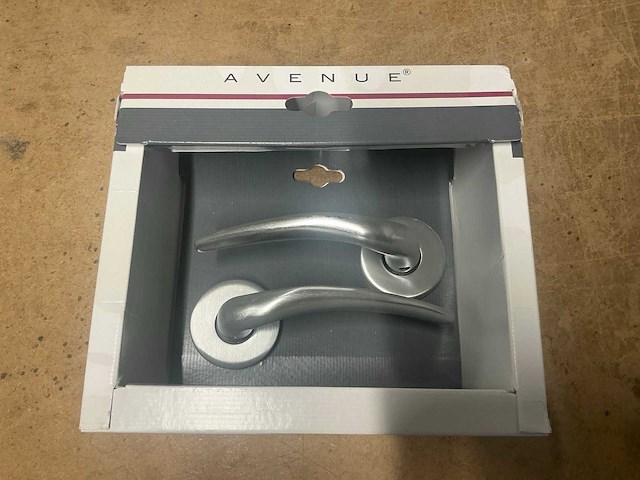 Avenue vola rond rozet deurkruk set (15x) - afbeelding 1 van  5