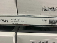 Avenue vola rond rozet deurkruk set mat nikkel (16x) - afbeelding 6 van  6