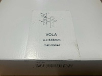 Avenue vola wc deurkruk set 63/8mm mat nikkel (37x) - afbeelding 2 van  7