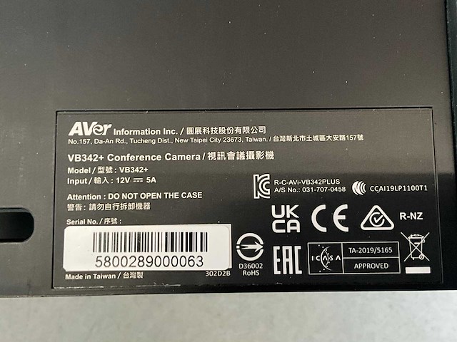 Aver vb342+ videobar - afbeelding 5 van  5