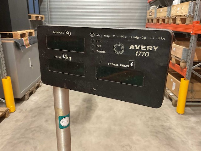 Avery 1770 digitale plateau weegschaal - afbeelding 3 van  6