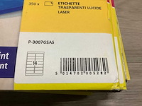 Avery transparante zelfklevende etiketten (12250x) - afbeelding 3 van  3