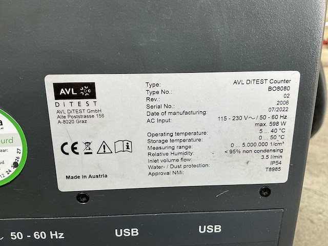 Avl - 2022 - ditest counter - deeltjesteller - afbeelding 7 van  7