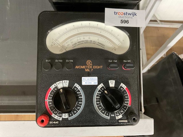 Avo avometer 8 / mk7 analoge multimeters (2x) - afbeelding 3 van  3