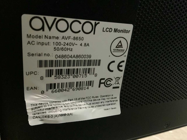Avocor - avf-8650 lcd - monitor - 86" inch - afbeelding 10 van  13