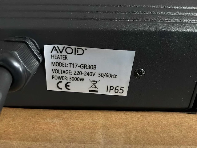 Avoid t17-gr30b heater - afbeelding 7 van  7