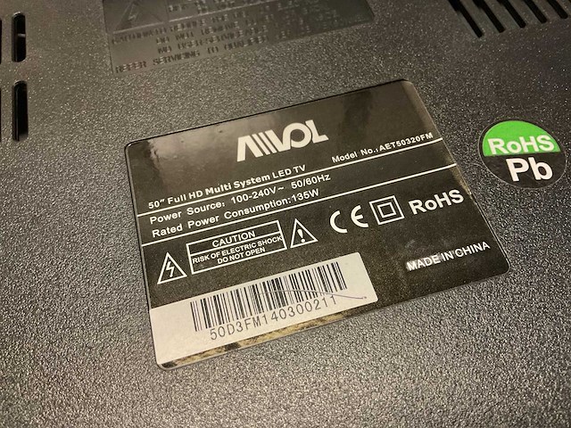 Avol aet50320fm led tv - afbeelding 3 van  3