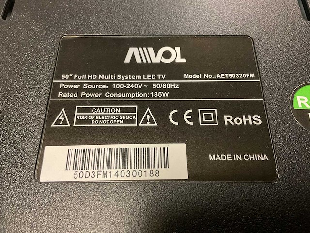 Avol aet50320fm led tv - afbeelding 5 van  5