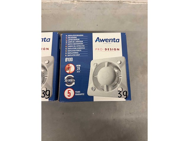 Awenta pro design - kw100t/p-d - ventilator behuizing (2x) - afbeelding 2 van  3