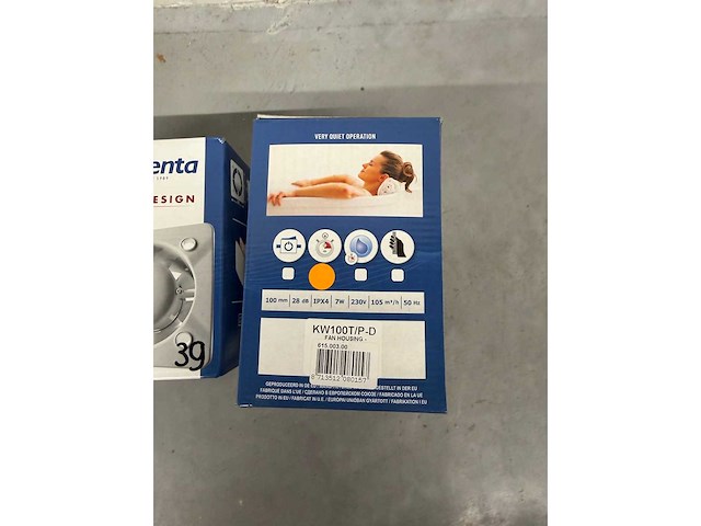 Awenta pro design - kw100t/p-d - ventilator behuizing (2x) - afbeelding 3 van  3